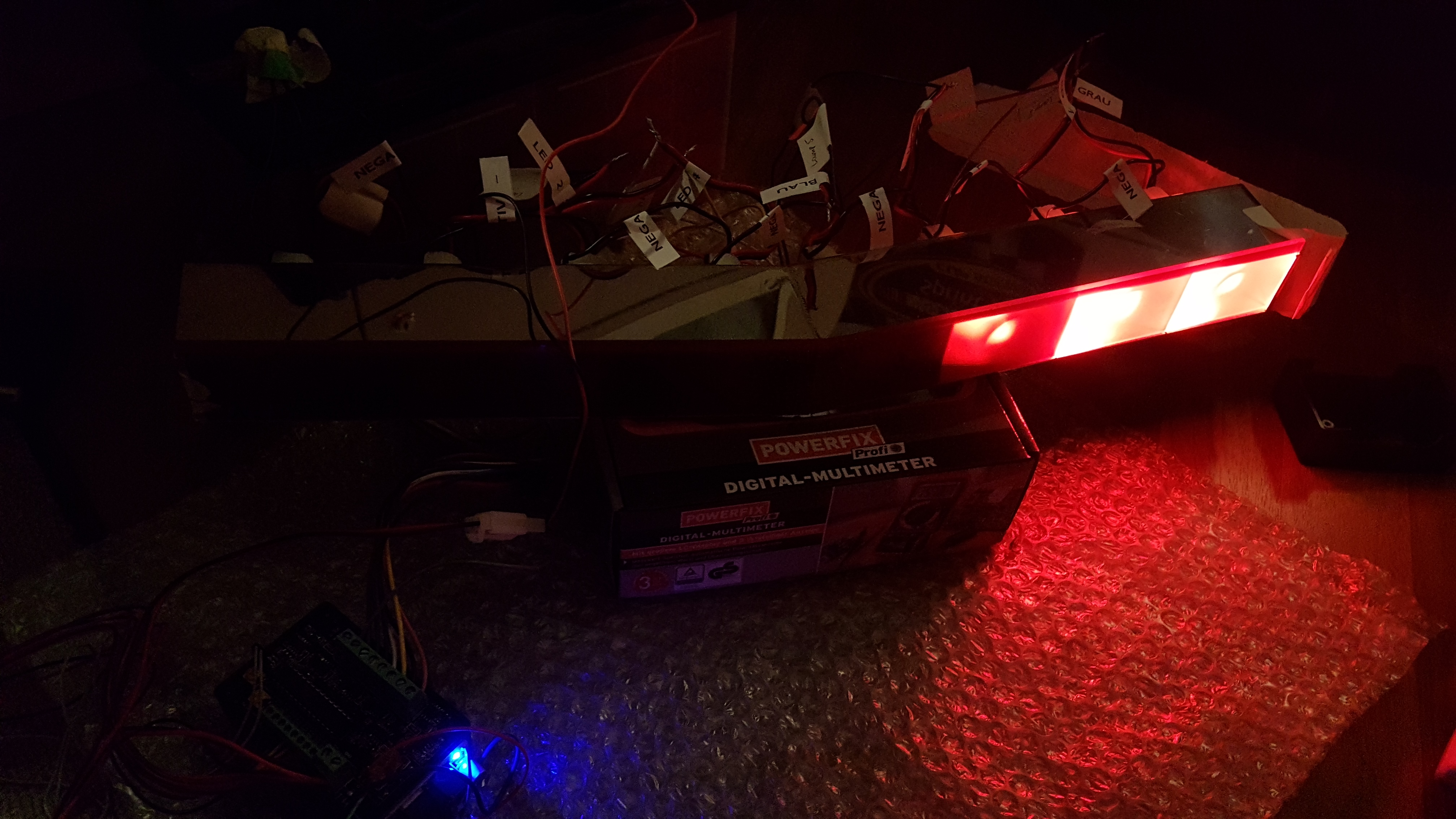 Knight Rider K.I.T.T. Licht-Leiste für's Auto, 12V+Ferbedienung in